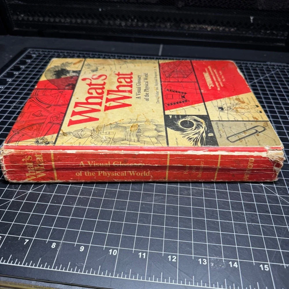 Whats What Visual Glossary Physical World David Fisher 1981 Hardcover Reference